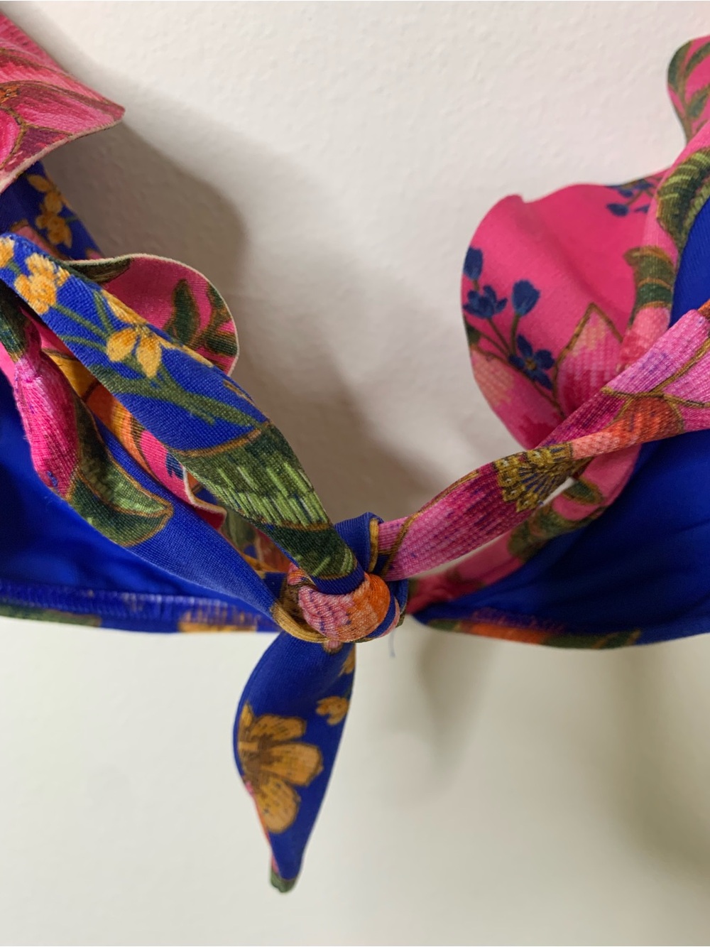 FARM Rio Summer Fruit Ruffle Bikini Top - Picture 6 of 10